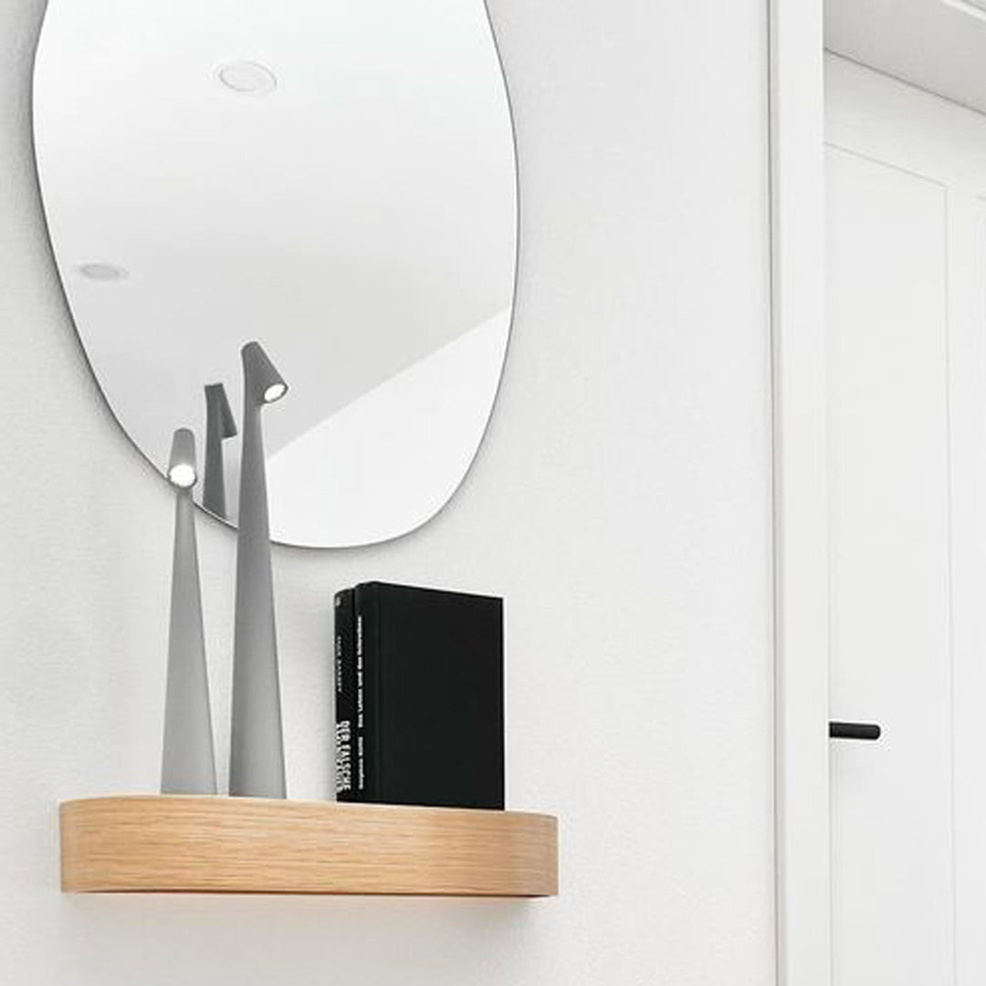 Bordslampa Modern Röd Metall LED Ljus