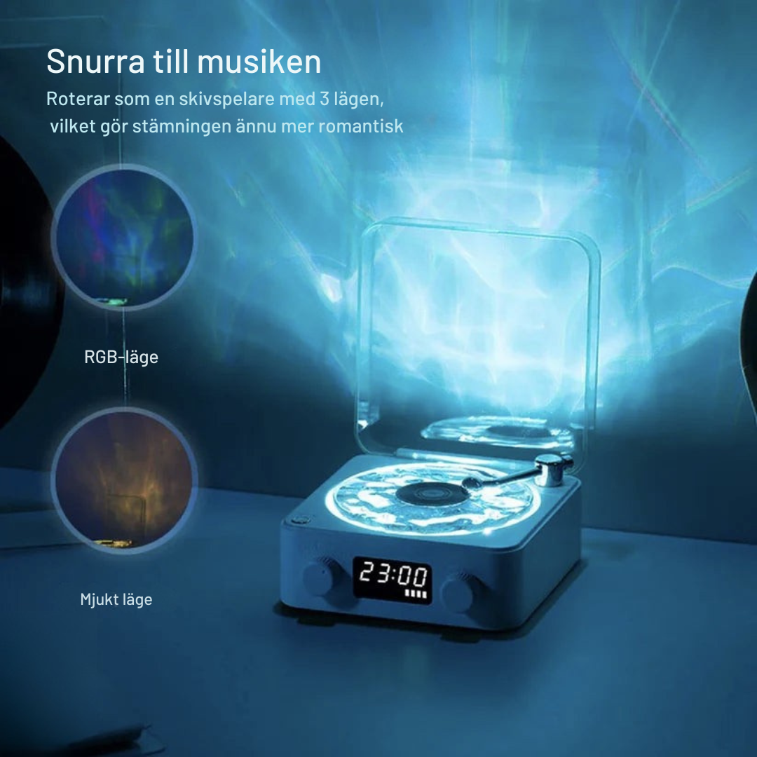 SpinEcho – Vintageinspirerad Bluetooth-skivspelare