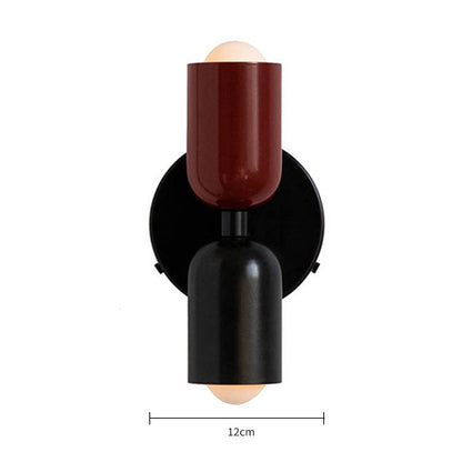 Double‑Head Vägglampa | Nyttovärme | Unisex Glas | Dubbel‑Huvud Armatur | Brick by Brick