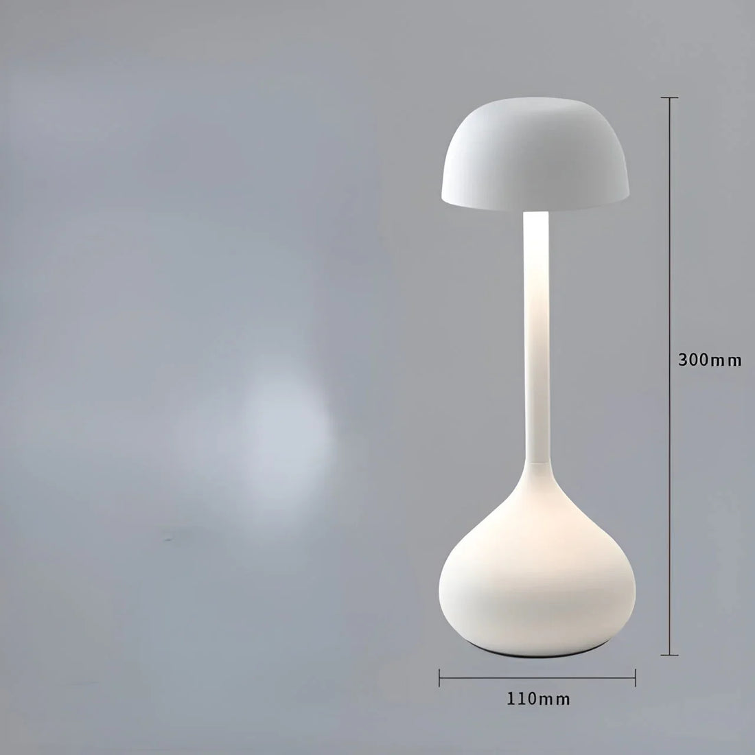 Trådlös dimbar svampbordslampa