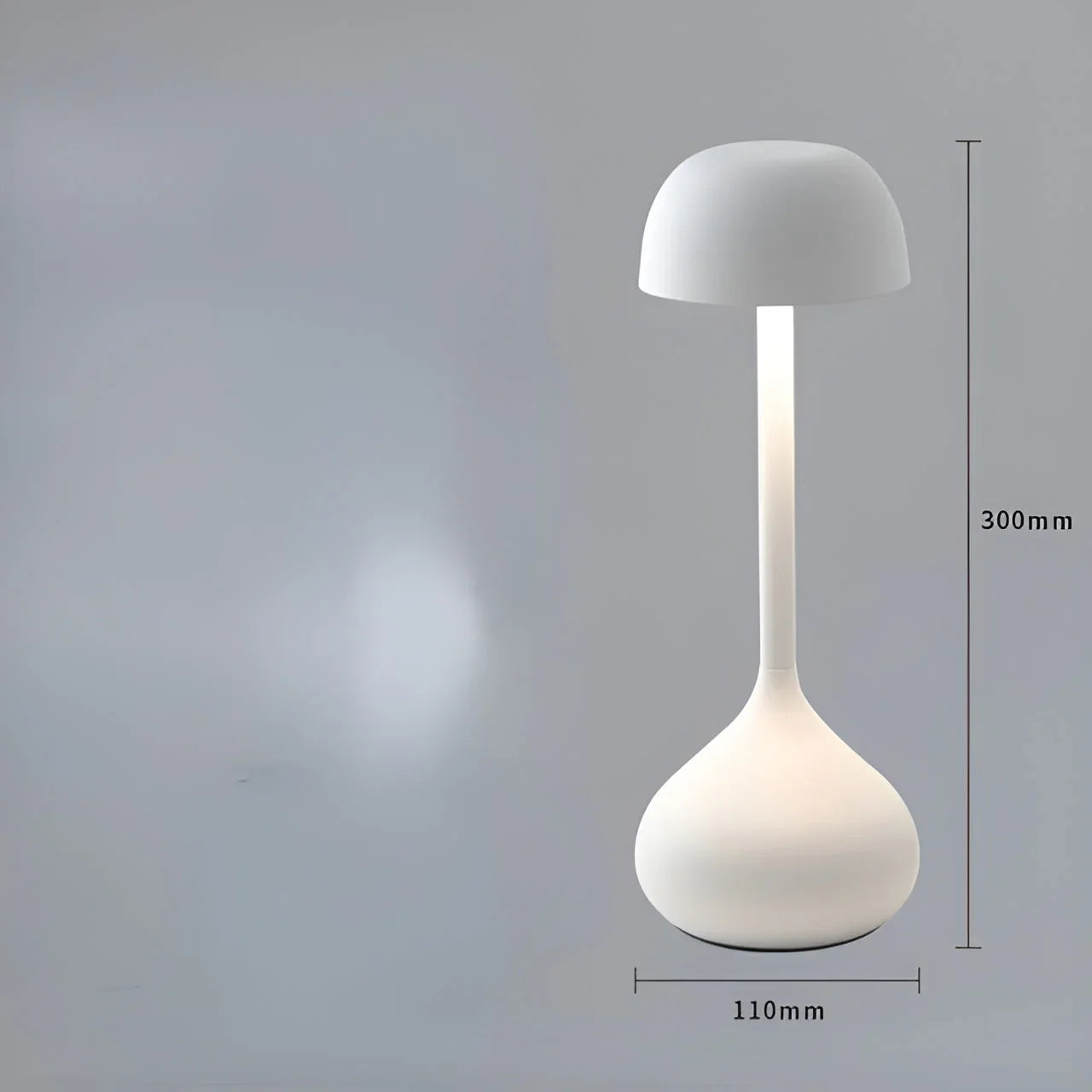Trådlös dimbar svampbordslampa