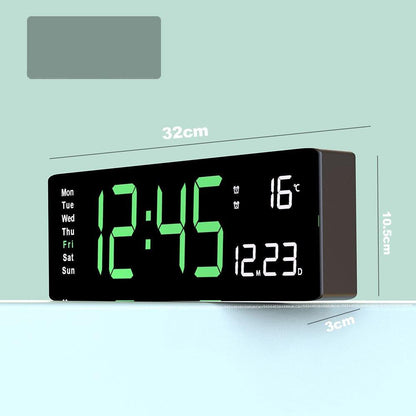 Carvallo - Elegant digital klocka med ljus skärm och modern design för varje rumsinredning