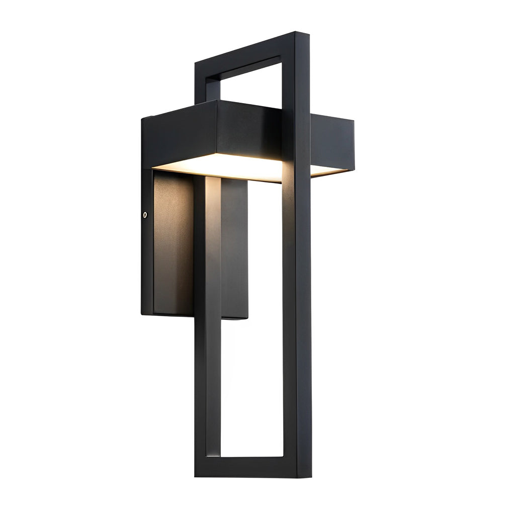 Utomhus Vägglampa Modern Svart LED Lampa