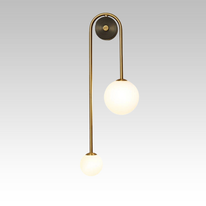 AuroraGlass Vägglampa - Modern LED-lampa för Sovrum och Vardagsrum