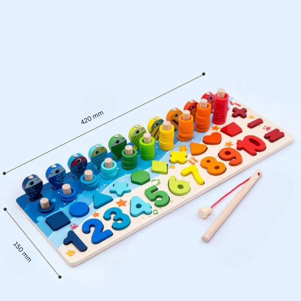 Utbildande Träleksaker Montessori Pusselbräda