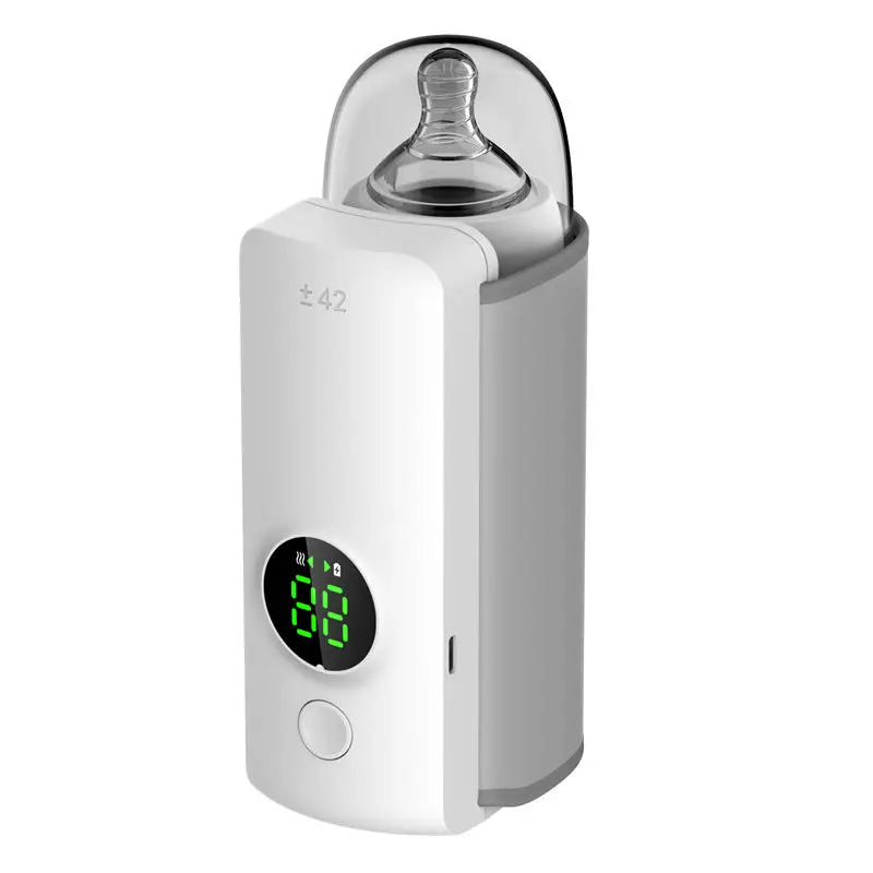 Portabel Flaskvärmare – Kompakt och Bekväm Babymatsflaska Värmare för Användning på Språng