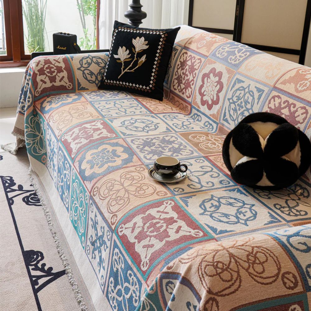 Vintage Mosaic Sofföverdrag