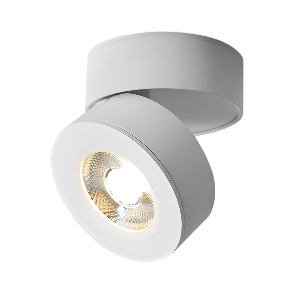 LichtVisie - Rund Fällbar Justerbar LED Nordic Spotlights Inbyggd Taklampa