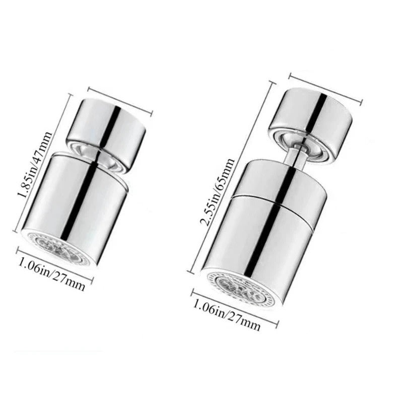 Carvallo – 360° justerbart vattenkranhuvud med dubbla sprutlägen för effektiv rengöring