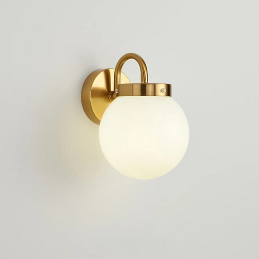 ModernWall - Nordisk LED Vägglampa med Glaslock för Stämningsfull Inomhusbelysning