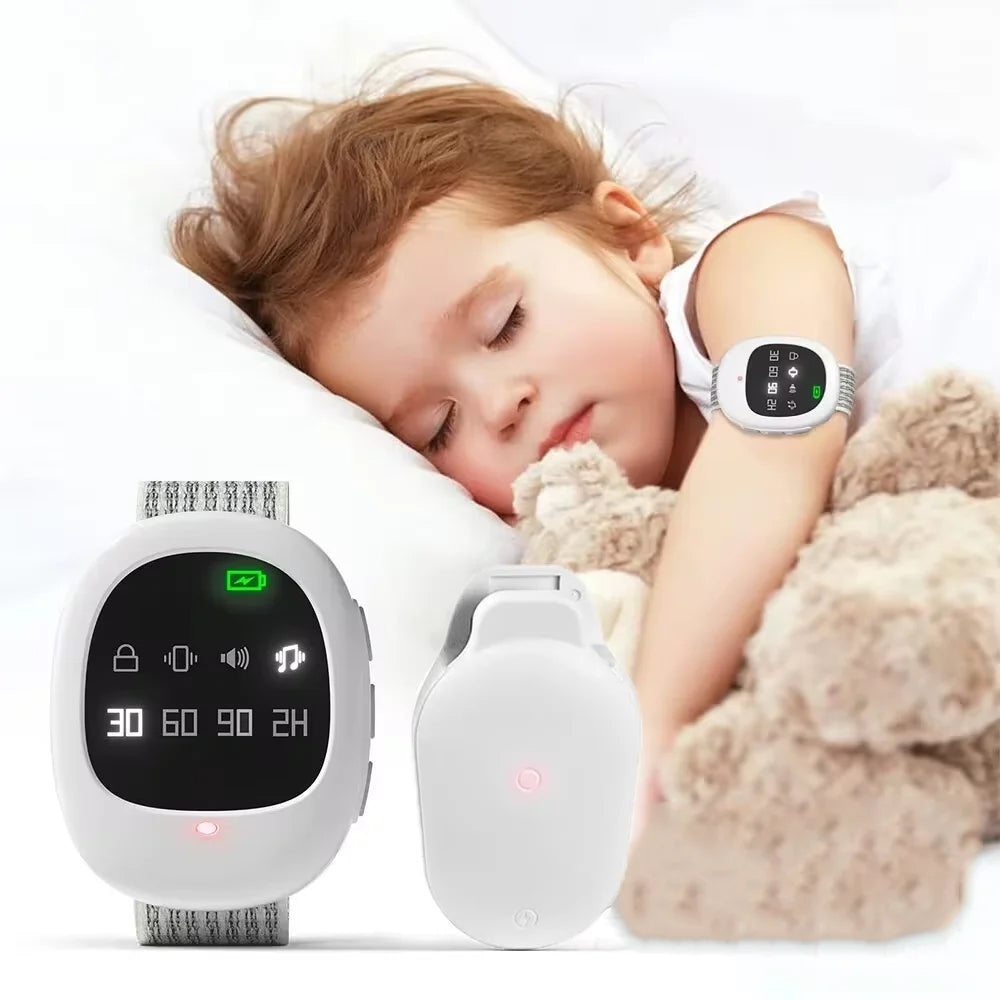 Sängvåt alarm för barn med vibrationssensor