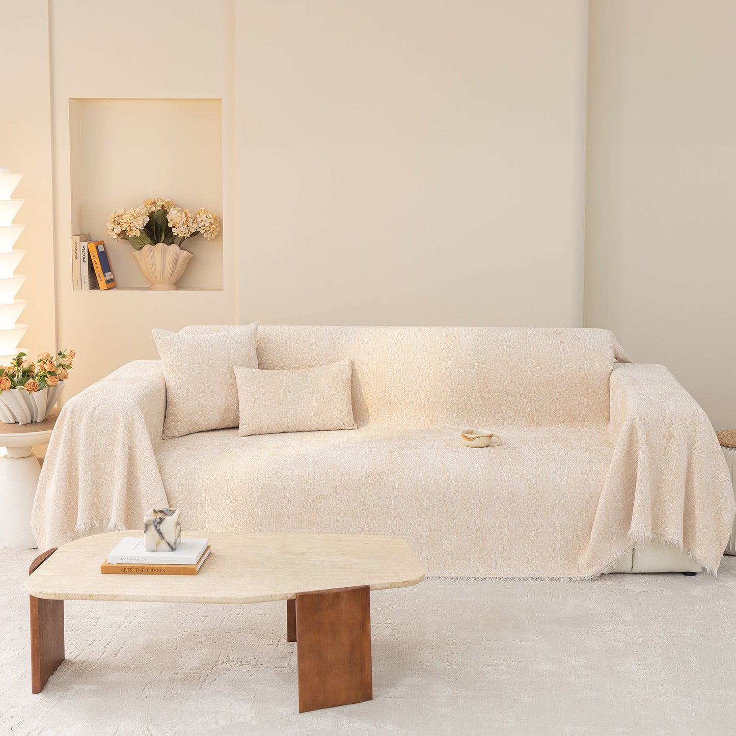 Coconut Dreams Sofföverdrag - Modernt, Stiligt & Hållbart Soffskydd