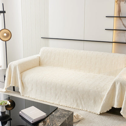 Mysig vinter crosshatch stil soffa skydd - Modern, stilren och hållbar soffa skydd