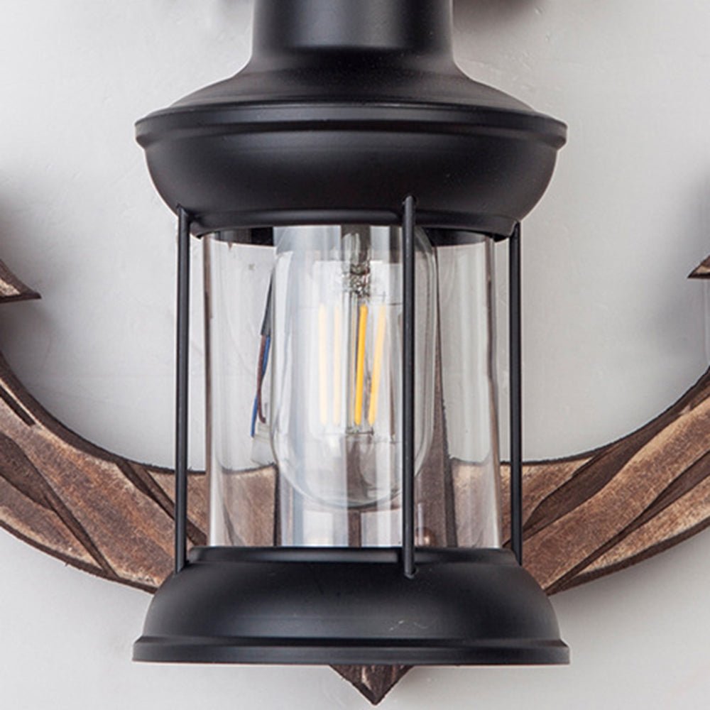 Austin Vintage LED Vägglampa - Anker, Mat- / Vardagsrum, Metall/Trä