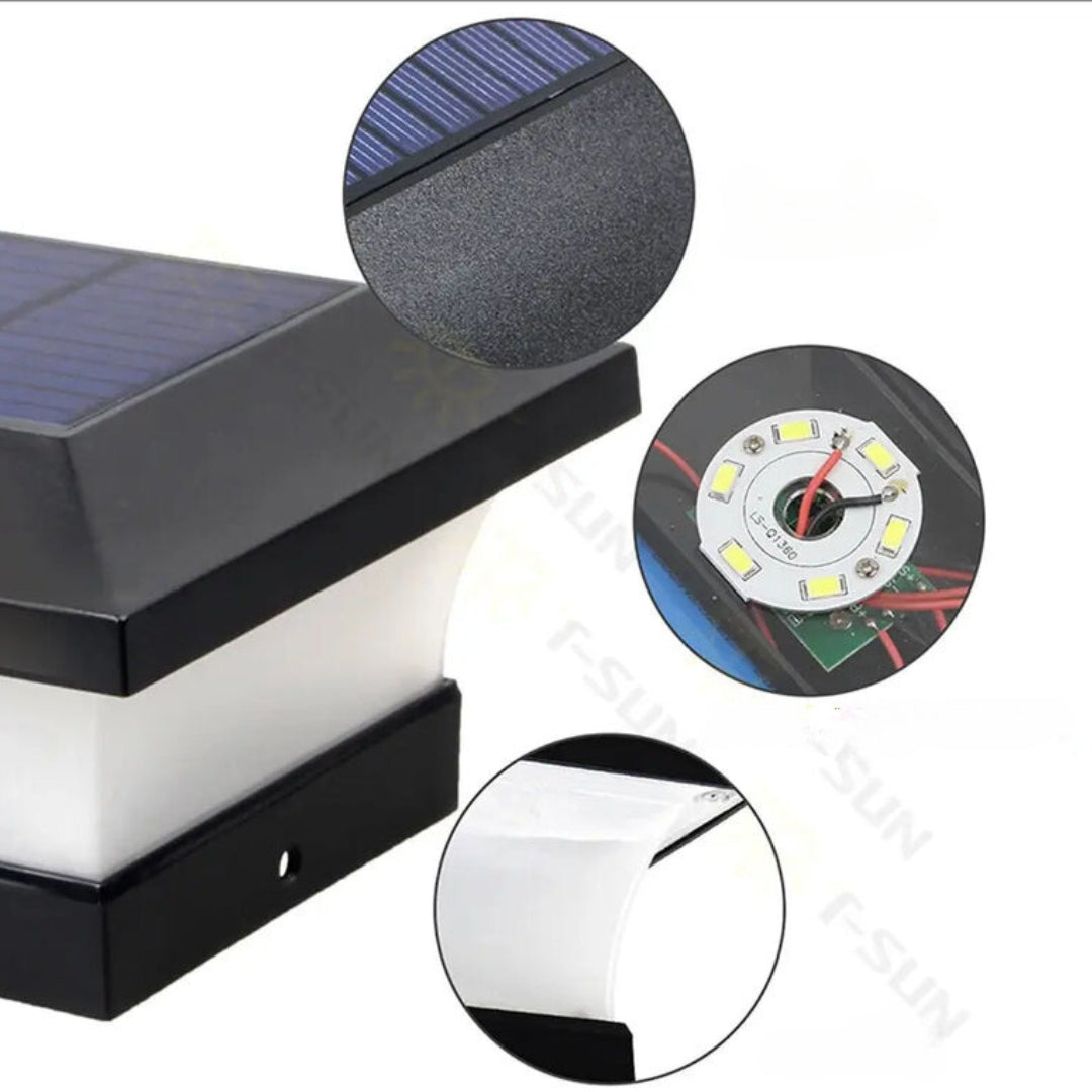 Carvallo - Stilfull Solar Gate Lampa för Bekväm Utomhus Stämning