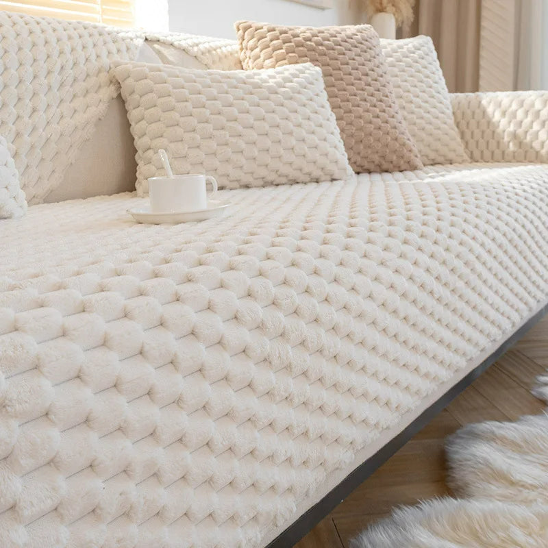50% RABATT | SofaCover™ - Vinter Plüsch Anti-Rutsjk Sofaöverdrag