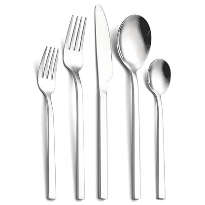 Bestickset Modern Rostfritt Stål Middagsservice