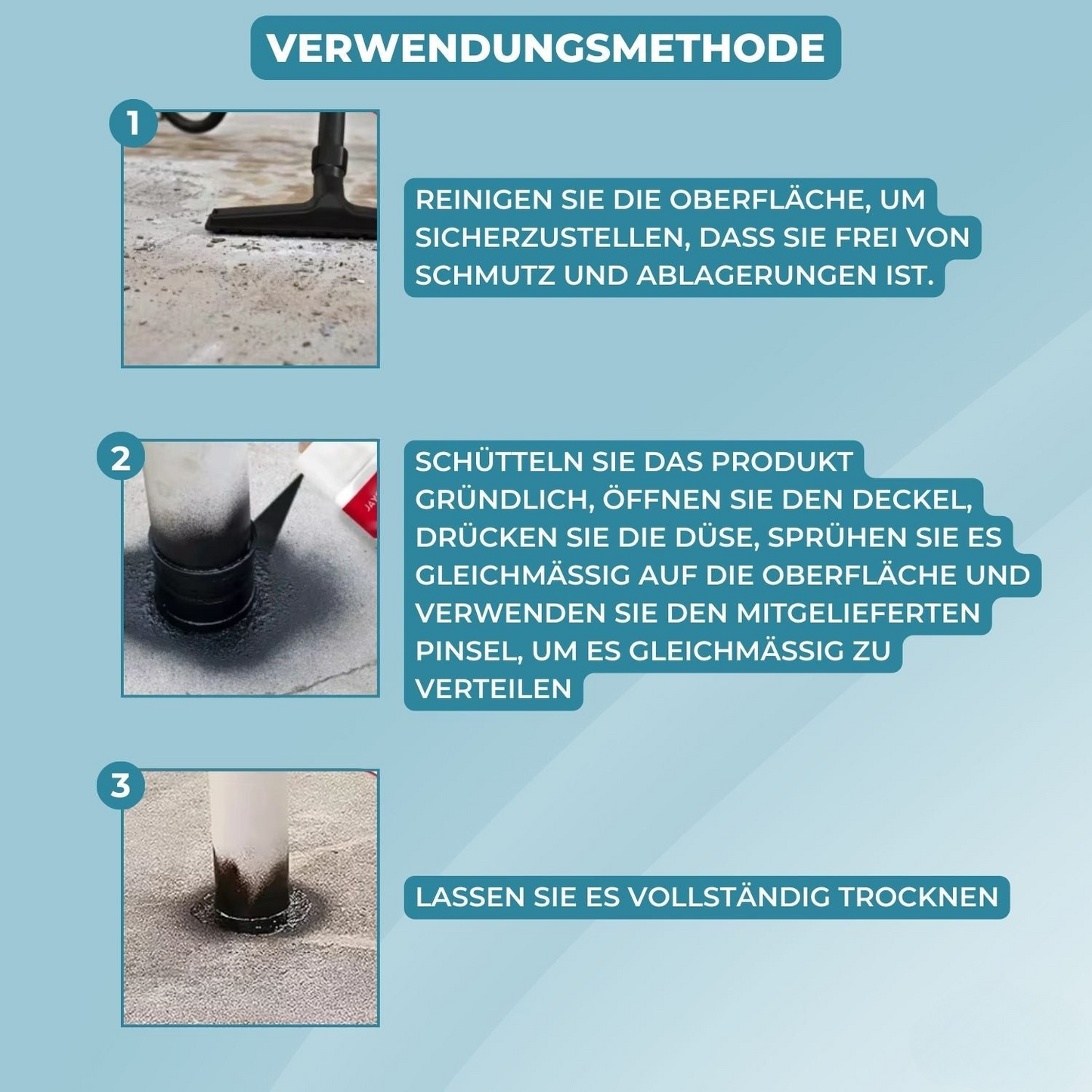 Carvallo - Vattentät läckreparationsspray