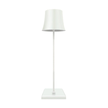 Trådlös Bordslampa Metallskärm USB Touch