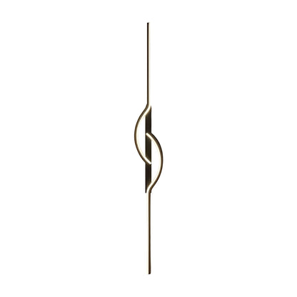 Vägglampa Modern Svart Aluminium LED Armatur