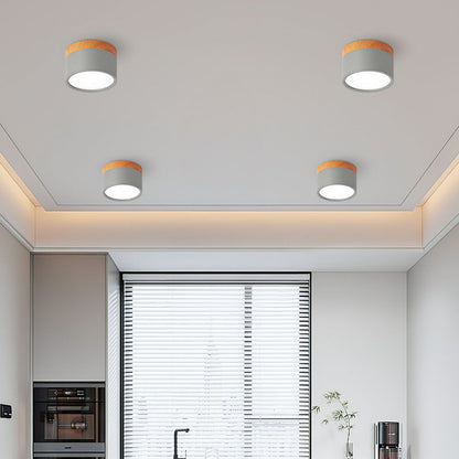 LED Taklampa Modern Flush Mount Cylinder