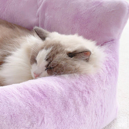 Drömmande Regnbåge Pluch Hundsoffa Säng Ultra Mjuk Mysig Tvättbar