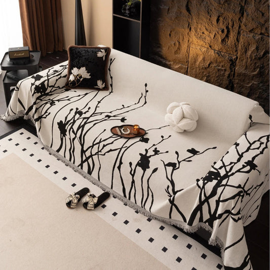 Twilight Branches Chenille Sofföre Täcka