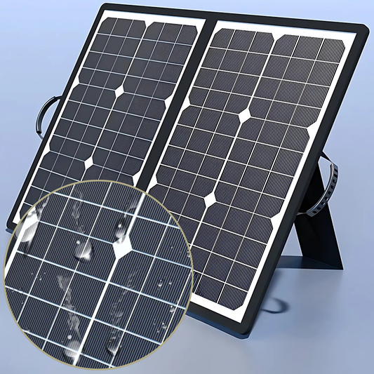 Carvallo 1000W Fällbart Solpanel Kit | Komplettset med MPPT & USB/Typ-C | För Camping, Bil, Båt & Husvagn