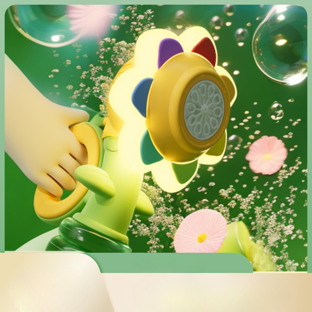 Huvudskakande Bubbelblomma Barnleksak