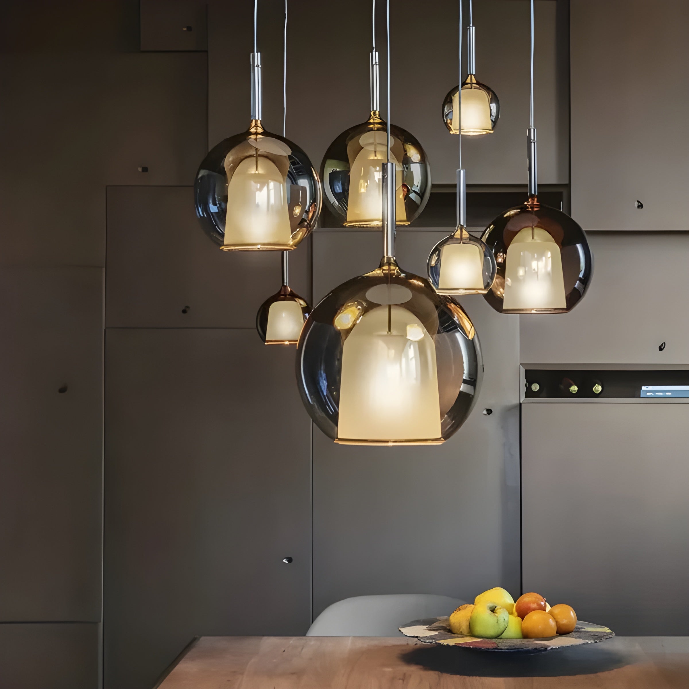 LED Kugelglas Pendellampa – Stilfull taklampa för vardagsrum