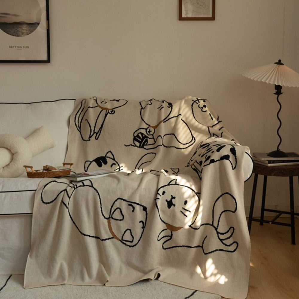 Purrsoft Bomull Napptäcke