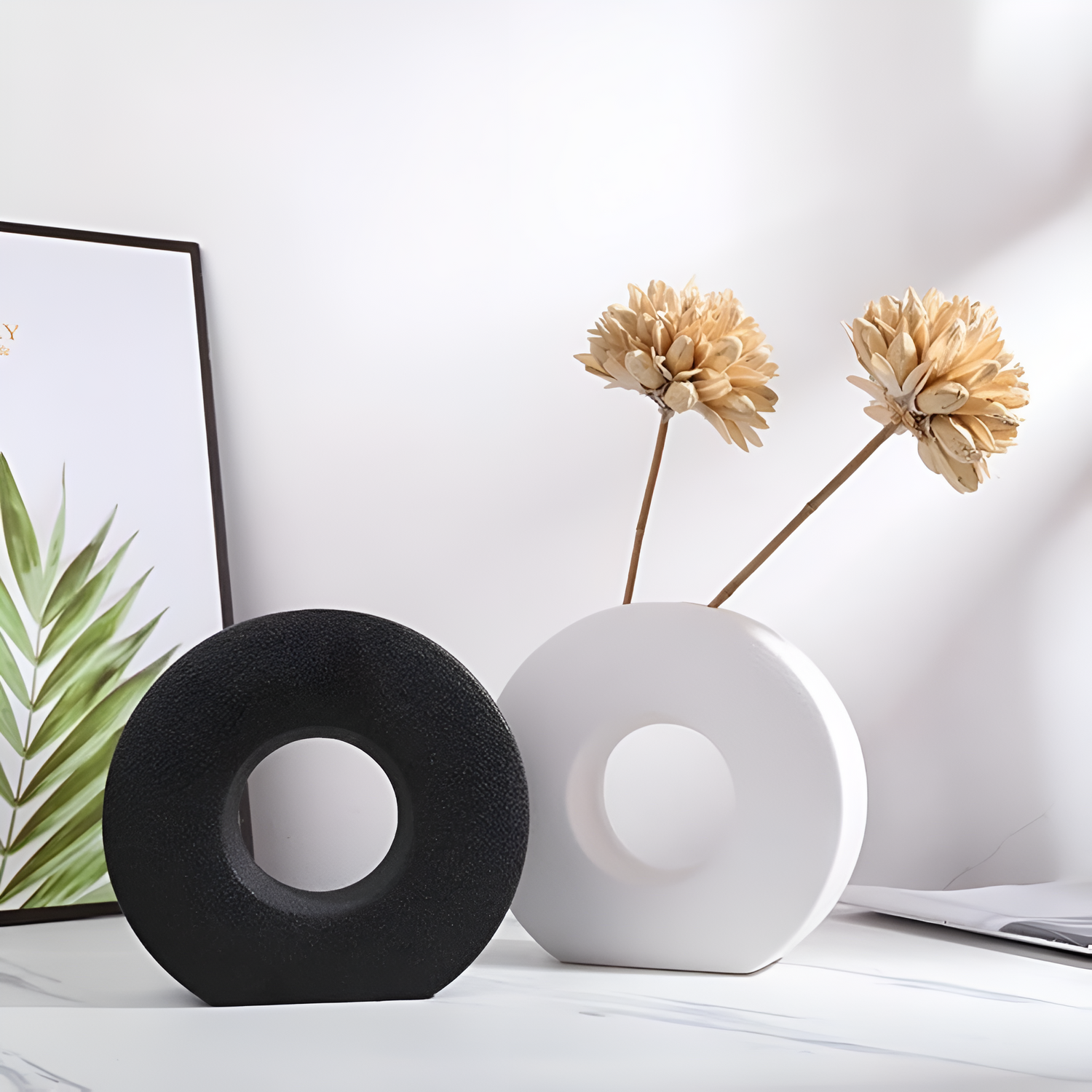 Nordic minimalist style ceramic vase