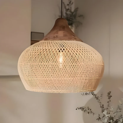 BistroBeam Light - Modern Rattan- taklampa