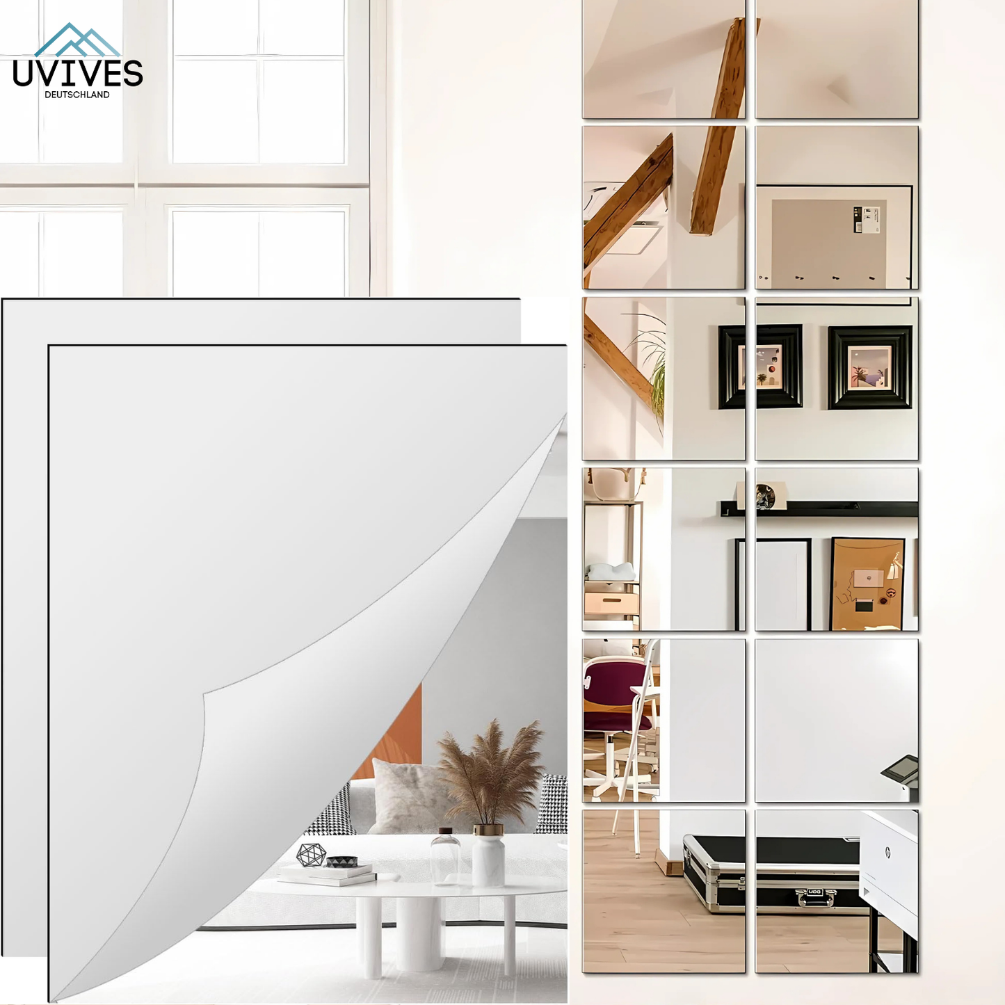 Carvallo – Säkert spegla. Enkelt klistra.