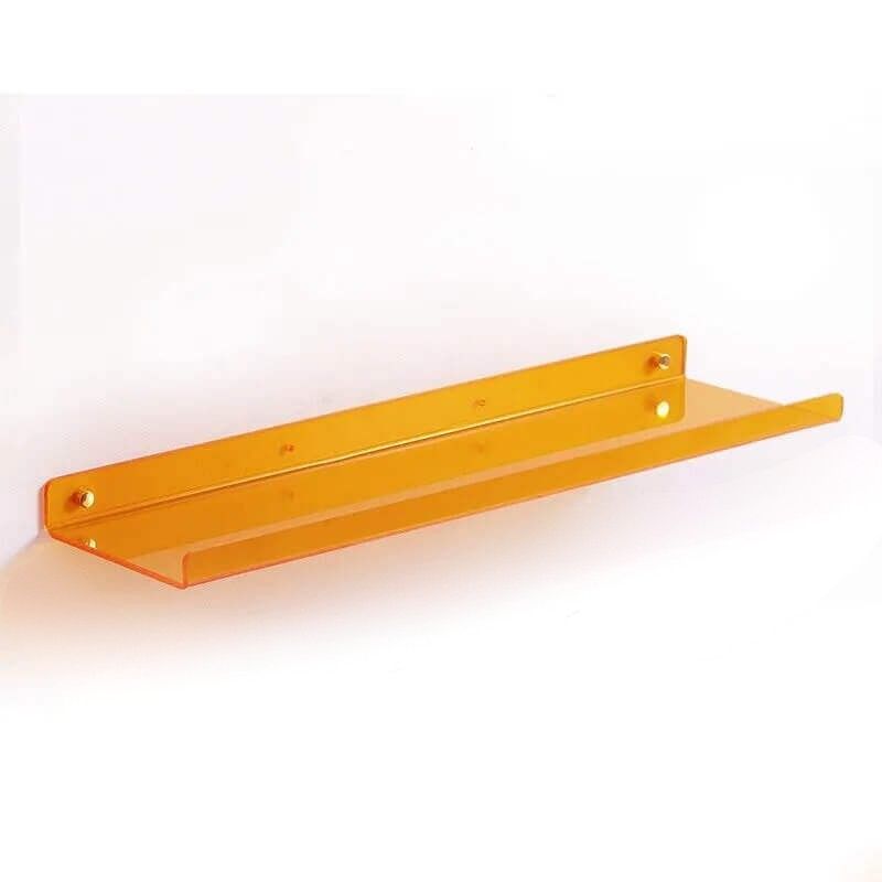 RetroCraft – Svävande utställningshylla med 80-talsinspirerad design och transparent struktur