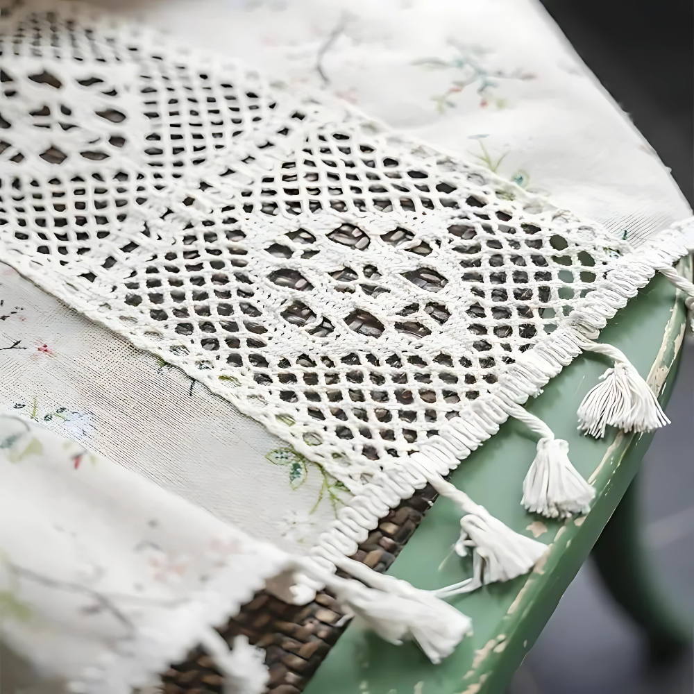 Fantasifullängd spetsgardin