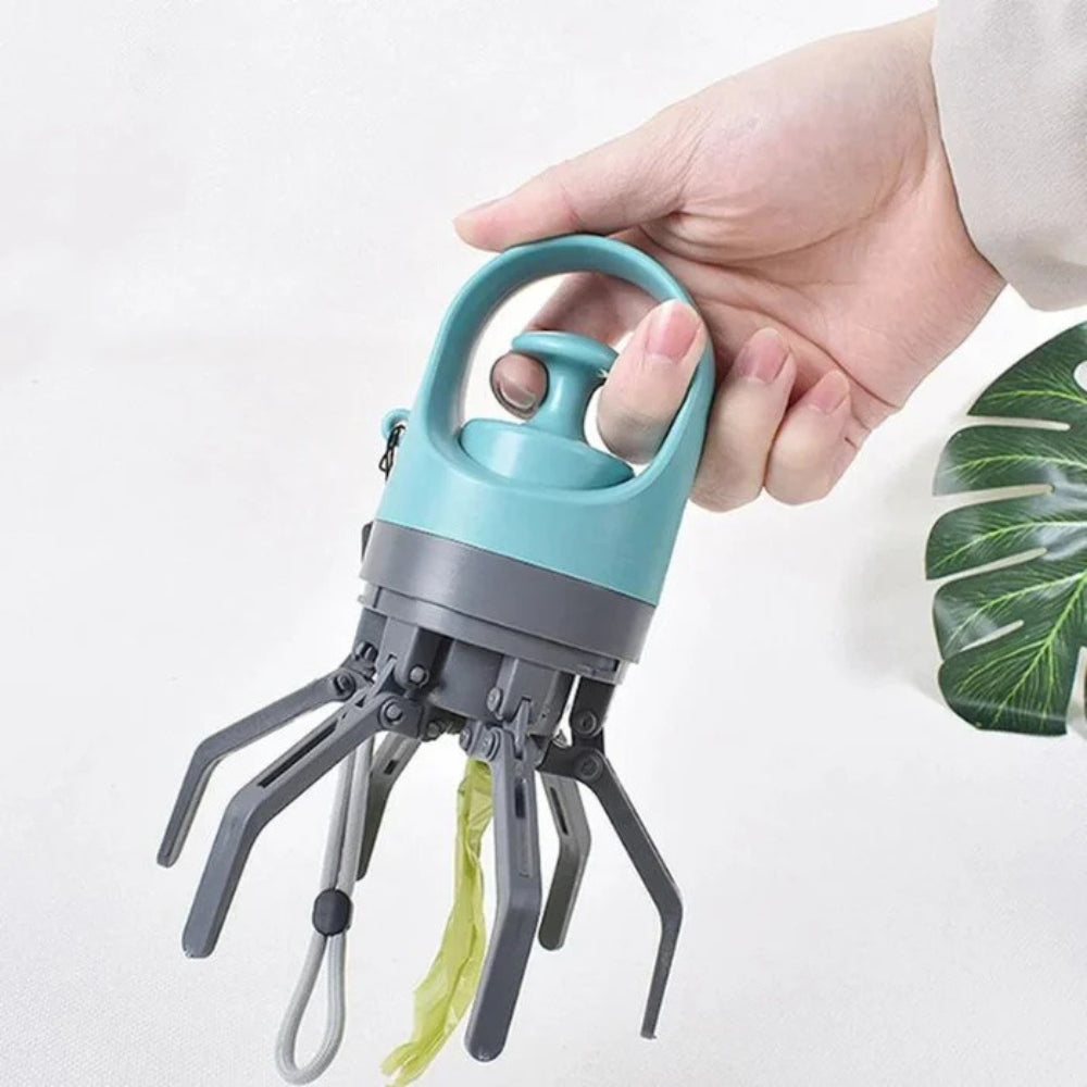 PawPull - Kompakt hundavfallsöppnare med automatisk draghandtag och bärrem