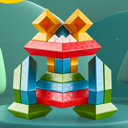 Barnvänliga Montessori stapelstenar