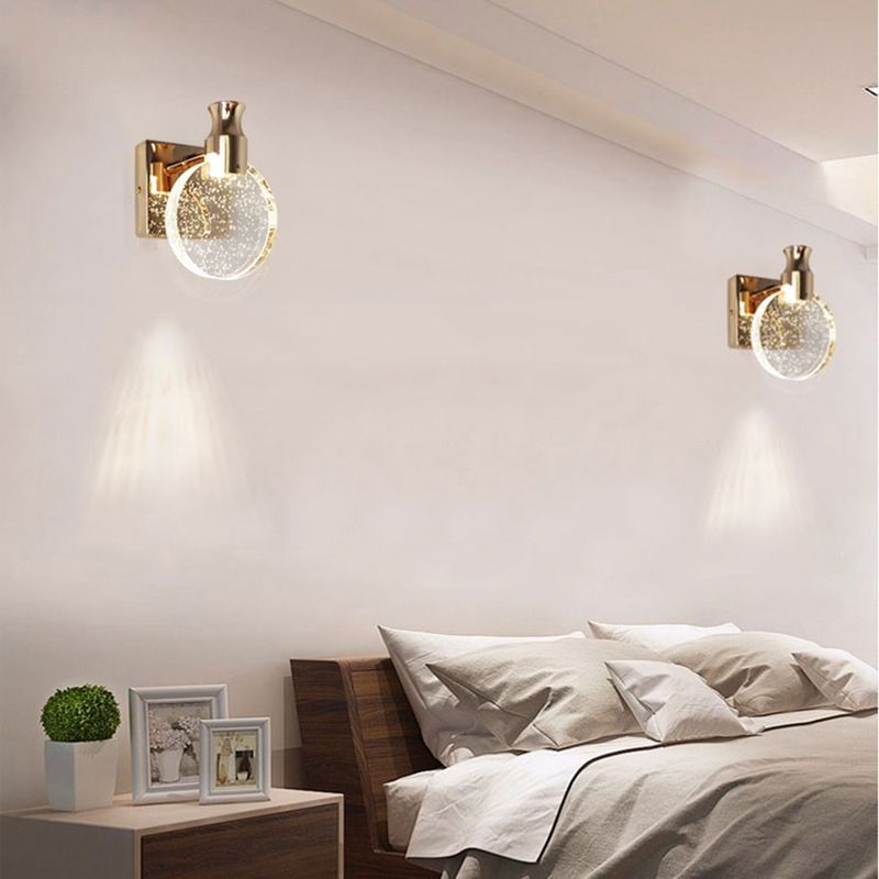Kristy Modern LED Vägglampa Guld Sovrum/Matsal Kristall