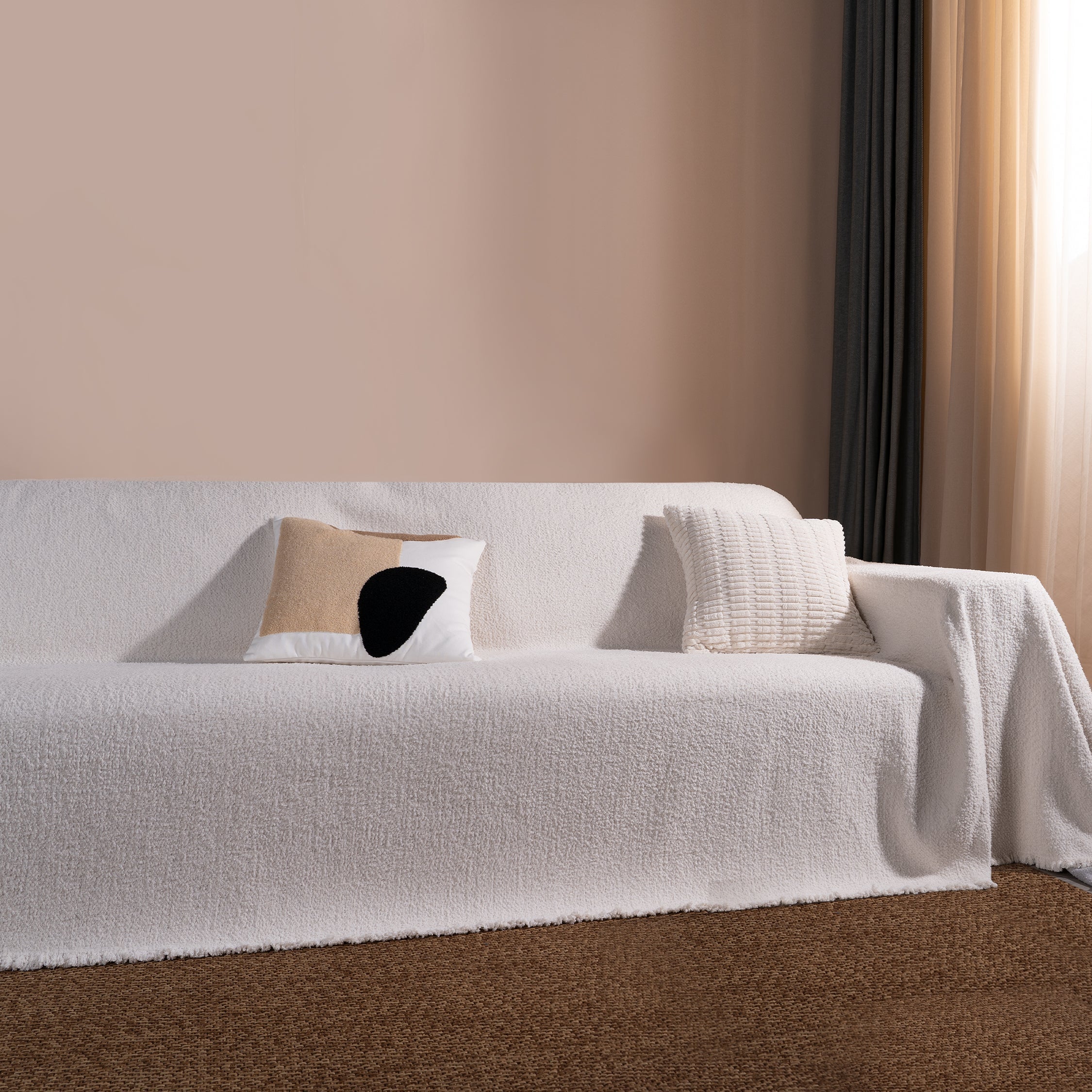 Mysig vinterstil sofföverdrag - Modern, stilren och hållbar soffskydd