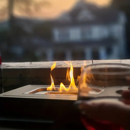 SereneFlame - Lyxig Mood Kamin för förtrollande utomhusstämning