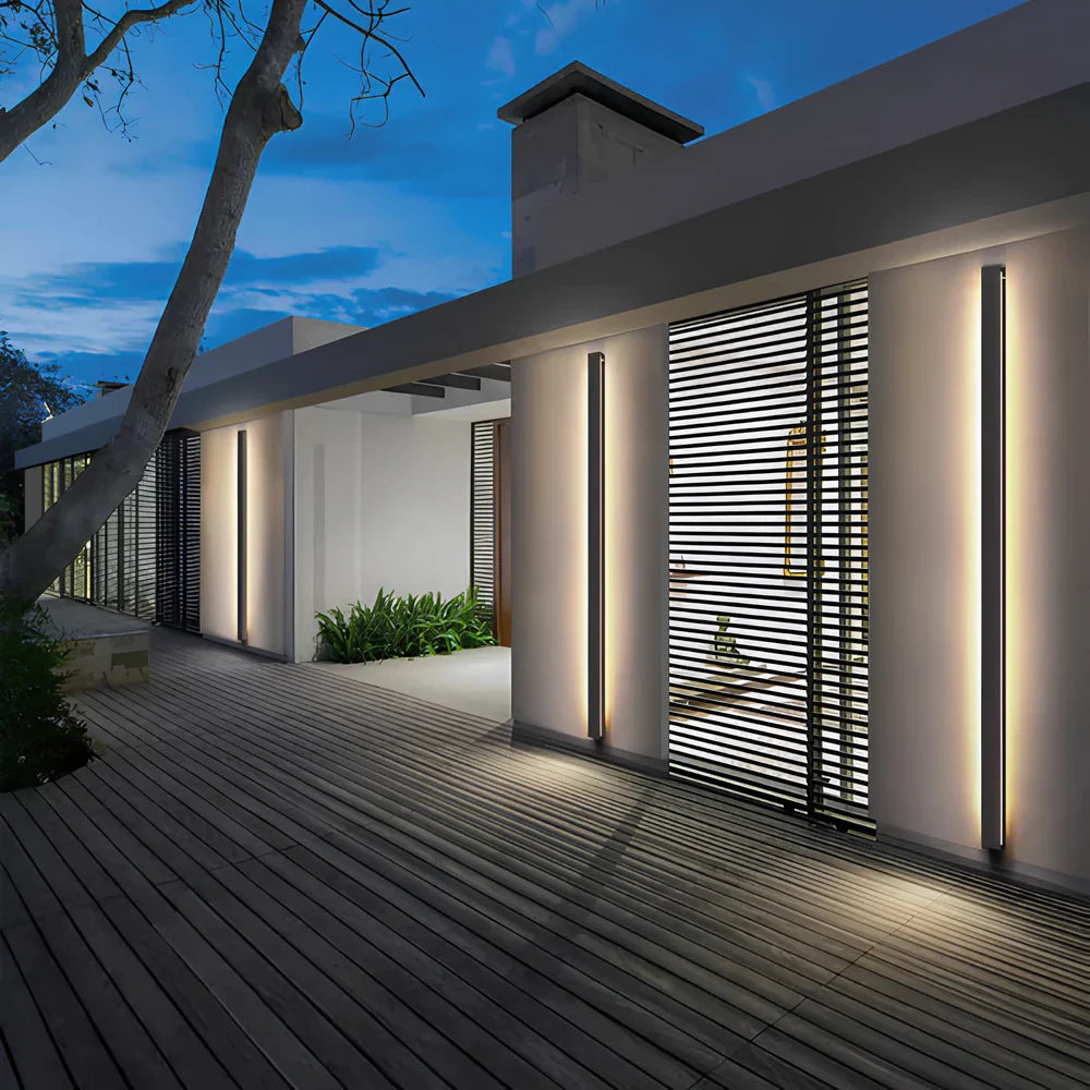 Utomhusvägglampa Aluminium Modern LED Vägglampa