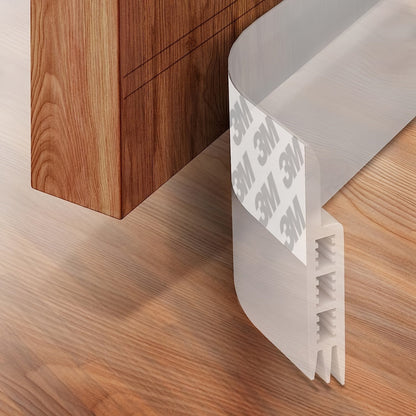 Draft Stopper för Dörr - Silikon Dörrsvep med Stark Adhesiv och Ljudisolering