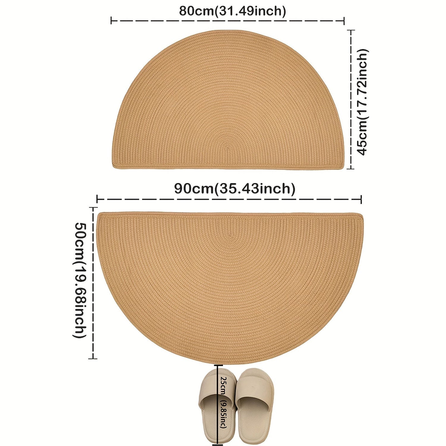 Boho handvävd badmatta – Perfekt för ditt badrum eller entré