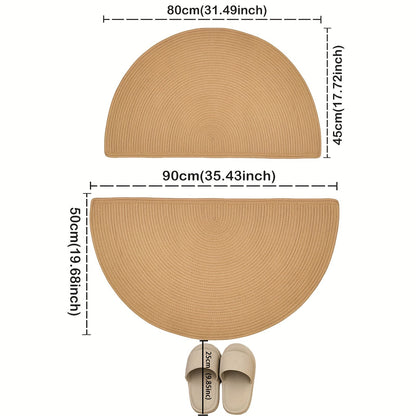 Boho handvävd badmatta – Perfekt för ditt badrum eller entré