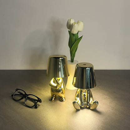 LuminAura - LED Bordslampa med Uppladdningsbart Batteri och Dimmbar Färgtemperatur