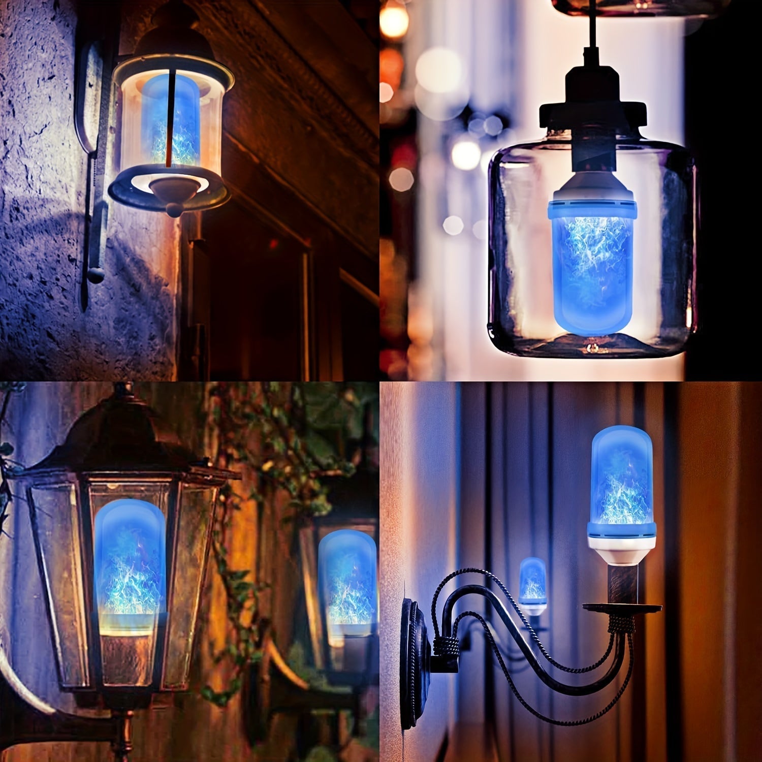 FlameGlow LED-lampor - Magisk flammeffekt i två