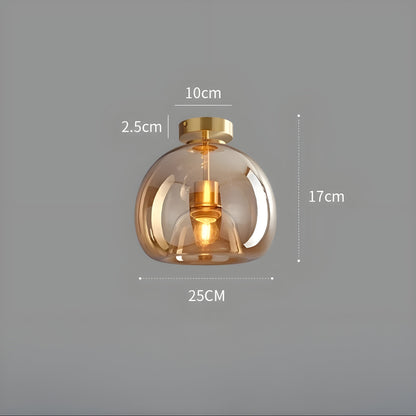 LustroCeil Light - Minimalistisk Glas-Taklampa