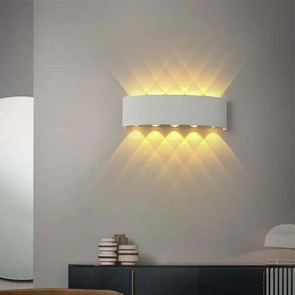 Vägglampa Modern Vit LED Vattentålig Lampa