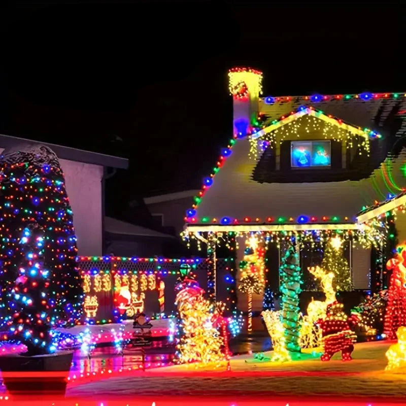 Vattentålig ljusslinga med solenergi